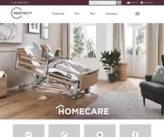 Meditec.ch(Spécialiste des moyens auxiliaires en Suisse Romande) Screenshot