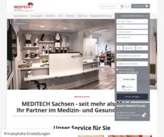 Meditech-Sachsen.de(Sanitätshaus Meditech Sachsen) Screenshot