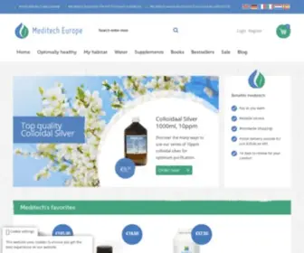 Meditecheurope.co.uk(Innovative products for your health) Screenshot