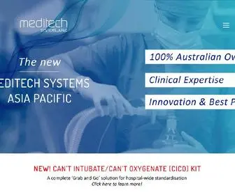 Meditechsystems.com.au(Meditech Systems APAC) Screenshot