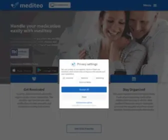 Mediteo.com(Medikamenten-App I Mobile Medikamenten-Erinnerung) Screenshot