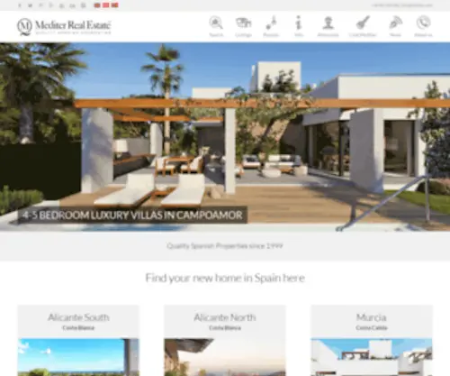 Mediter.com(Property in Spain) Screenshot