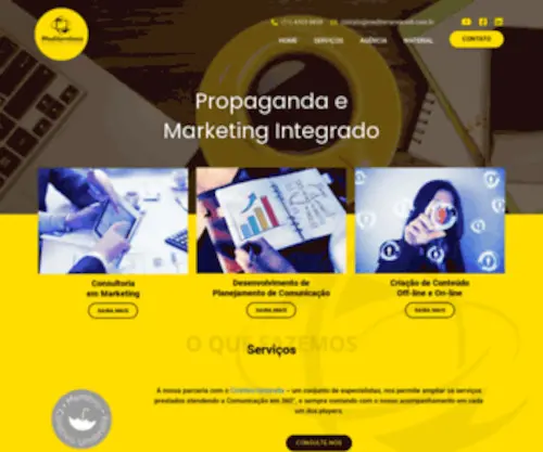 Mediterraneacom.com.br(Mediterrânea) Screenshot