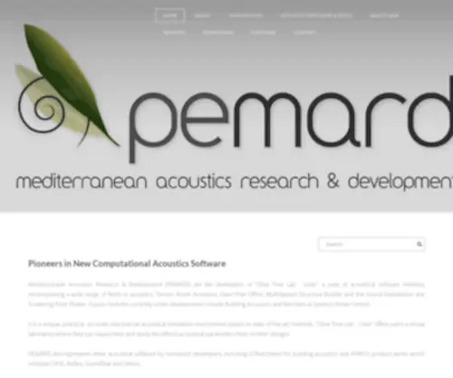 Mediterraneanacoustics.com(Mediterranean Acoustics Research and Development) Screenshot