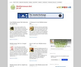 Mediterraneandietforall.com(Learn the basic principles of mediterranean diet. Med diet) Screenshot