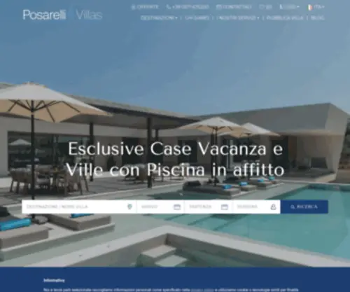 Mediterraneanvillas.it(Ville mediterranee con piscina) Screenshot