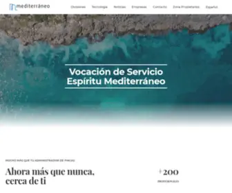 Mediterraneoglobal.es(Mediterraneo) Screenshot