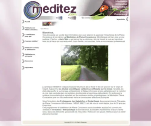 Meditez.com(Méditation) Screenshot