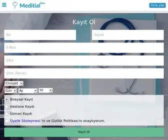 Meditial.com(Dijital Sağlık Ağınız) Screenshot