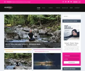 Meditierenlernen.org(Auszeit Leben) Screenshot