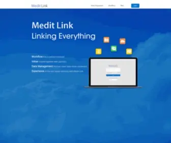 Meditlink.com(Medit Link) Screenshot