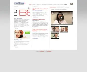 Meditorial.cz(Úvodní stránka) Screenshot