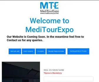 Meditourexpo.net(Meditourexpo) Screenshot