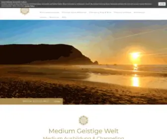 Medium-Geistige-Welt.com(Medium und Channeling Ausbildung. Online) Screenshot