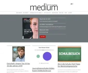 Mediummagazin.de(Medium magazin) Screenshot