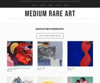 Mediumrareart.com(MEDIUM RARE ART) Screenshot