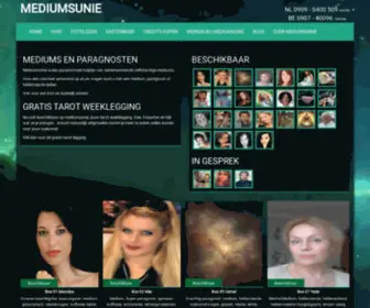 Mediumsunie.nl(Mediums) Screenshot