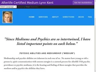 Medium.us(A true Afterlife Psychic Certified Medium) Screenshot