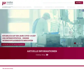 Medius-Kliniken.de(Medius Kliniken) Screenshot