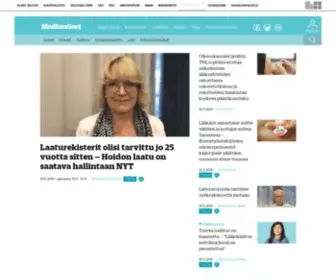 Mediuutiset.fi(Mediuutiset on terveydenhuollon ammattilaisten suurin uutislehti) Screenshot