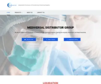 Mediversalsupplies.com(Mediversal Distributor Group) Screenshot