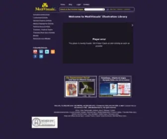 Medivisuals1.com(America's Leading Provider of Medical Legal Illustrations & Animations) Screenshot