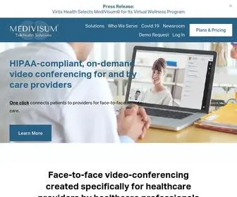 Medivisum.com(MediVisum Telehealth Solutions) Screenshot