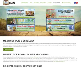 Mediwiet.nl(Mediwiet olie bestellen) Screenshot