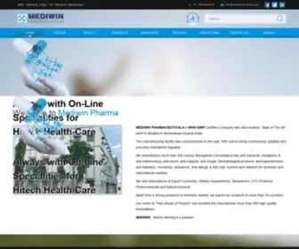 Mediwinpharma.com(Mediwin Pharma) Screenshot