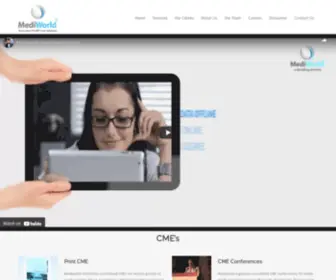 MediWorld.co(A leading healthcare communication agency serving customized medical content development) Screenshot
