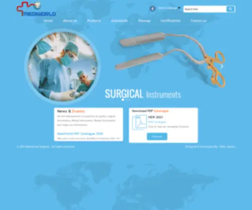 MediWorldsurgical.com(Mediworld Surgical) Screenshot