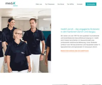 Medix-Zuerich.ch(Über uns) Screenshot