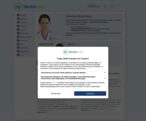 Medizin-Netz.de(Deutsches Medizin) Screenshot