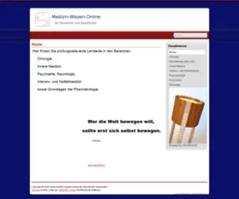 Medizin-Wissen-Online.de(Medizin Wissen Online) Screenshot