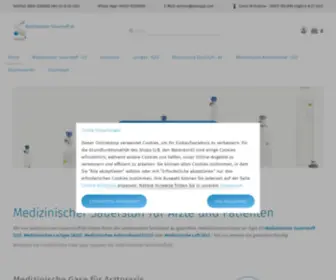 Medizinischer-Sauerstoff.de(Sauerstoffflasche kaufen / füllen) Screenshot