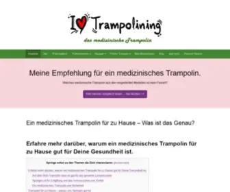 Medizinischestrampolin.de(Erfahre alles zum medizinischen Trampolin) Screenshot