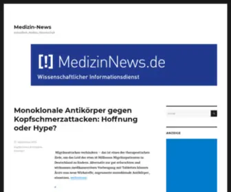 Medizinnews.de(LOGismOS, Berlin) Screenshot