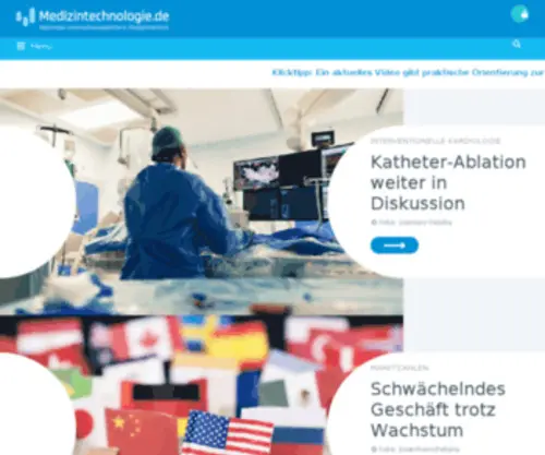 Medizintechnologie.de(Medizintechnik) Screenshot