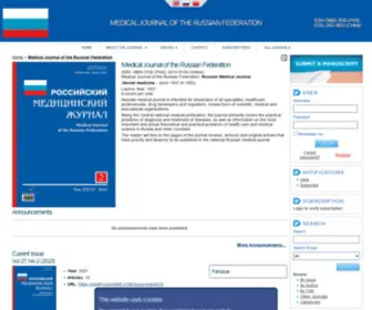 Medjrf.com(Российский медицинский журнал) Screenshot