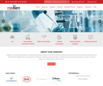 Medkem.com(Complete Pharma Solutions) Screenshot