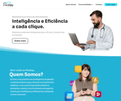Medkey.com.br(Software Médico para Clinicas e Consultórios) Screenshot