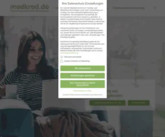 Medkred.de(Finanzierung medizinischer Behandlungen) Screenshot