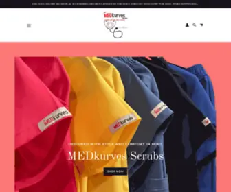 Medkurvesscrubs.com(MEDkurves Scrubs) Screenshot