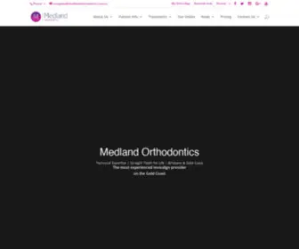 Medlandorthodontics.com.au(Medland Orthodontics) Screenshot