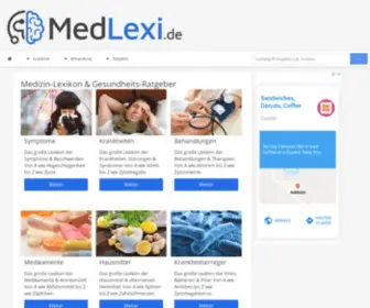 Medlexi.de(Hauptseite) Screenshot