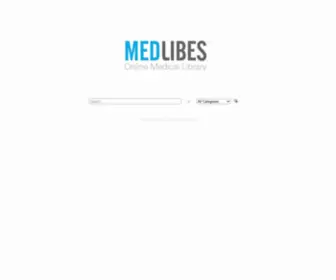 Medlibes.com(Online Medical Library) Screenshot