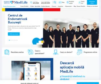 Medlife.ro(Sistemul Medical MedLife) Screenshot