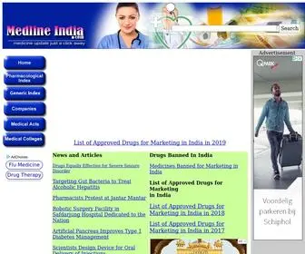 Medlineindia.com(MEDLINE INDIA) Screenshot