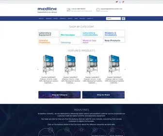 Medlinescientific.co.uk(Medline Scientific) Screenshot