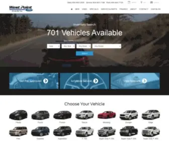 Medlinford.com(West Point Ford) Screenshot